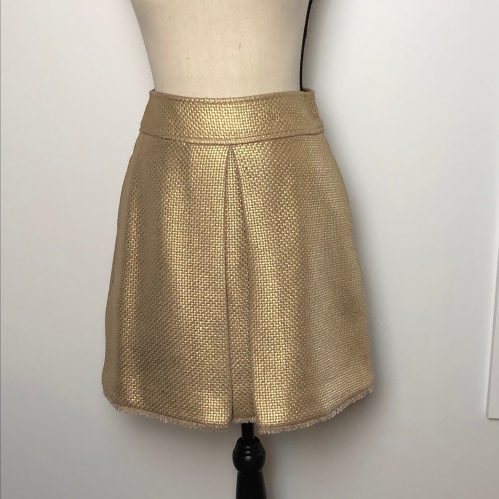 Banana Republic Gold Skirt
